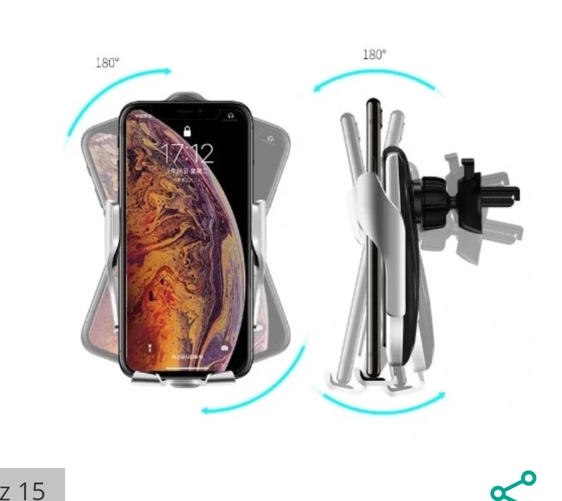 DRŽÁK DO AUTA NA TELEFON NABÍJEČKA INDUKCE - 11