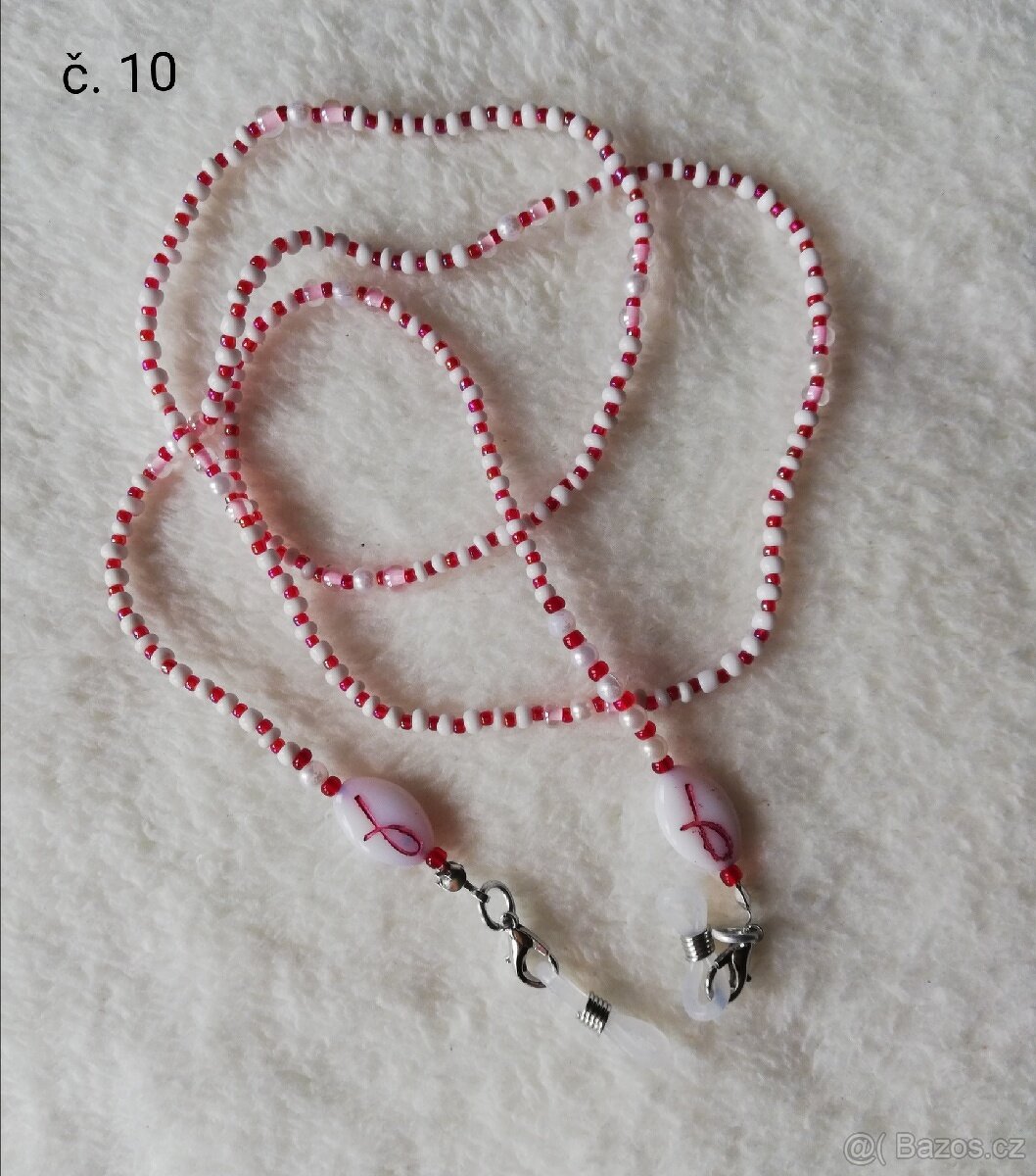 Korálky na brýle a roušky - 11