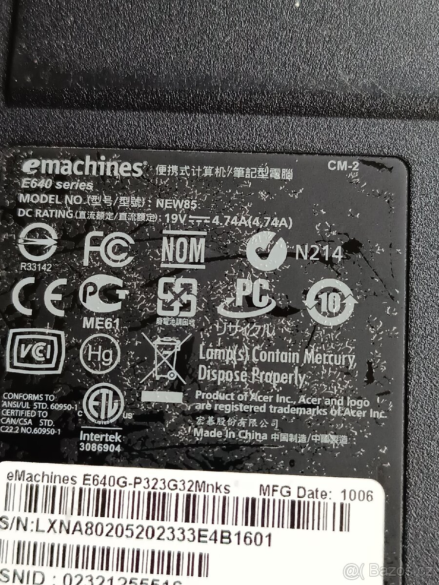 Prodám náhradní díly na notebooky - 11