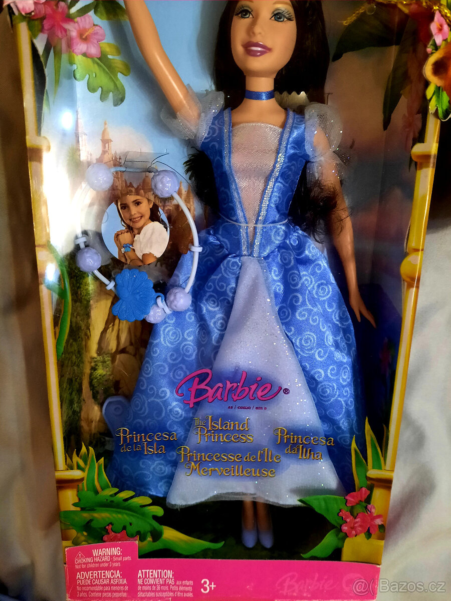 Barbie Island Princess 2007 modrá - 11