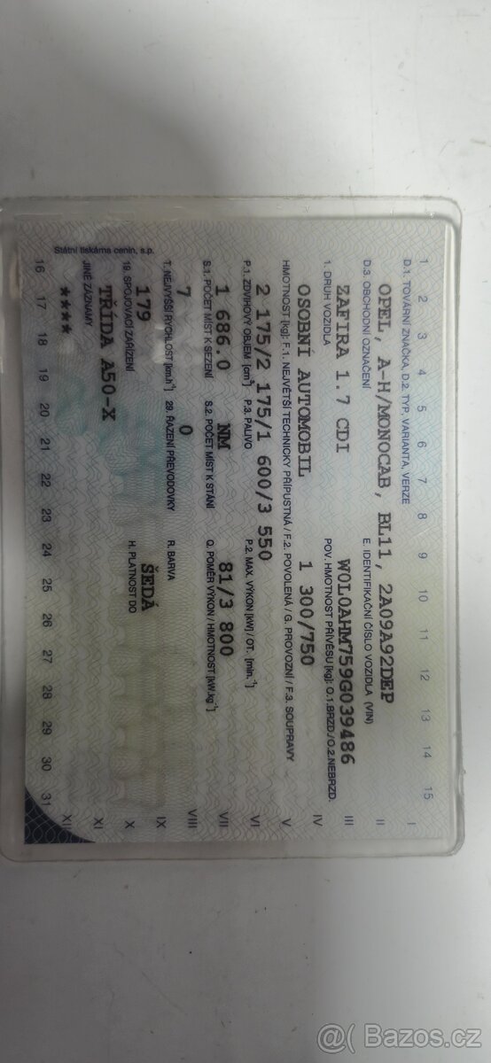 Opel Zafira B - vadný motor - 11