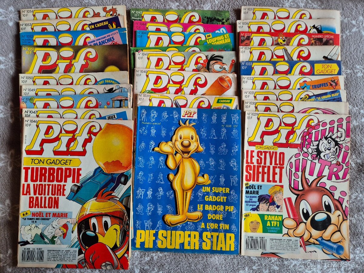 Pif gadget,vaillant,poche-celkem 242 čísel - 11