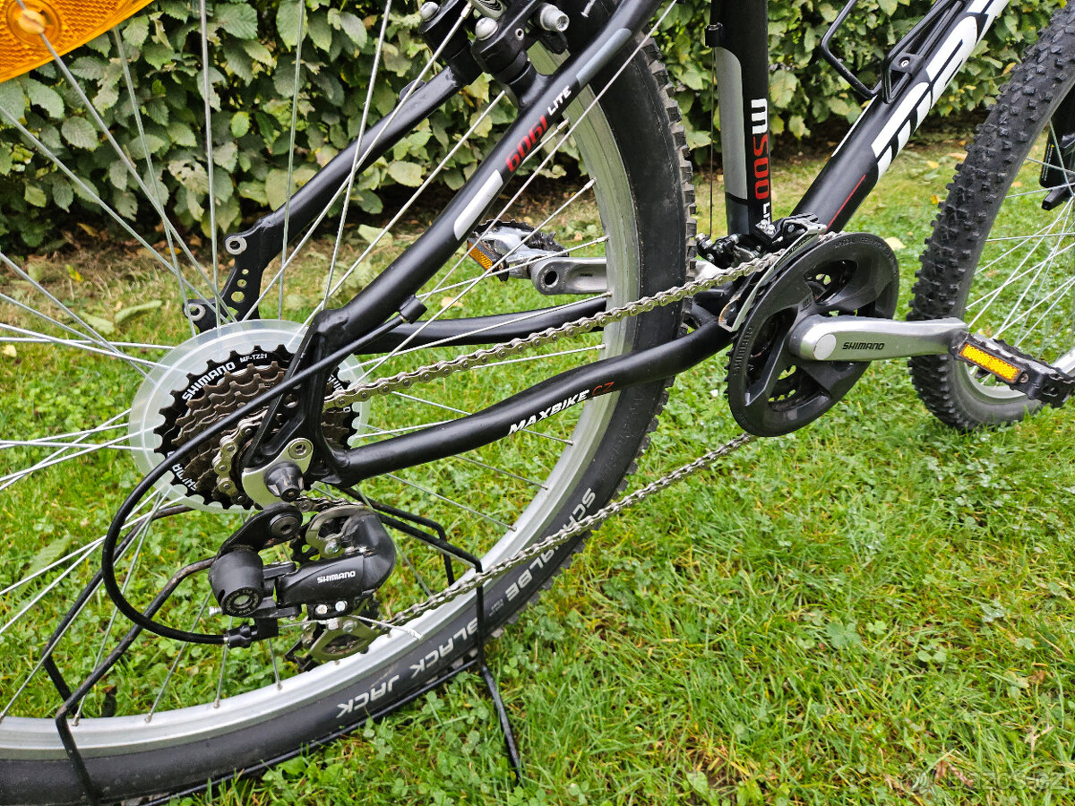 Odlehčené 26" horské hliníkové kolo MAXBIKE, rám 15" (S) - 11