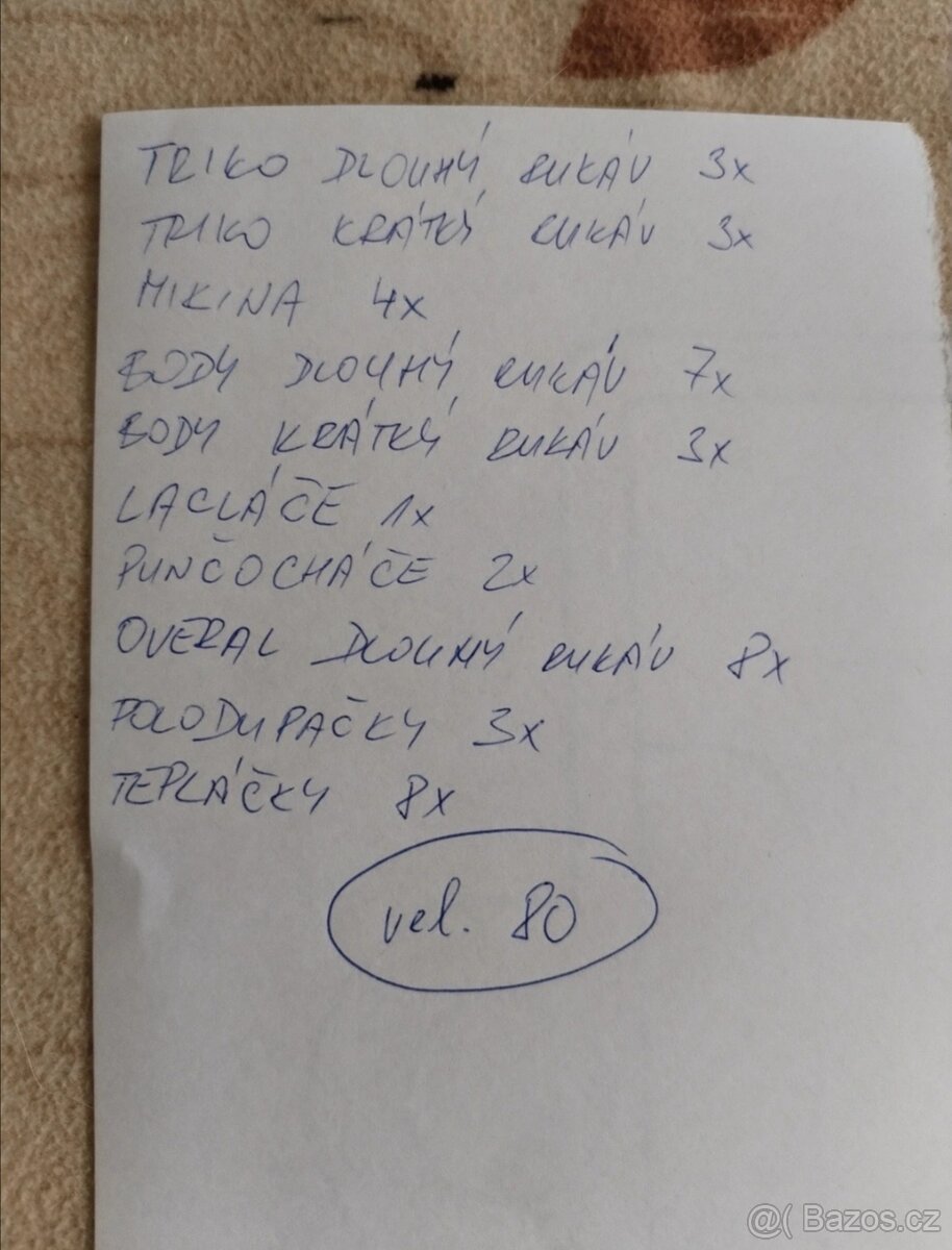 Balík oblečení velikost 80 - 11