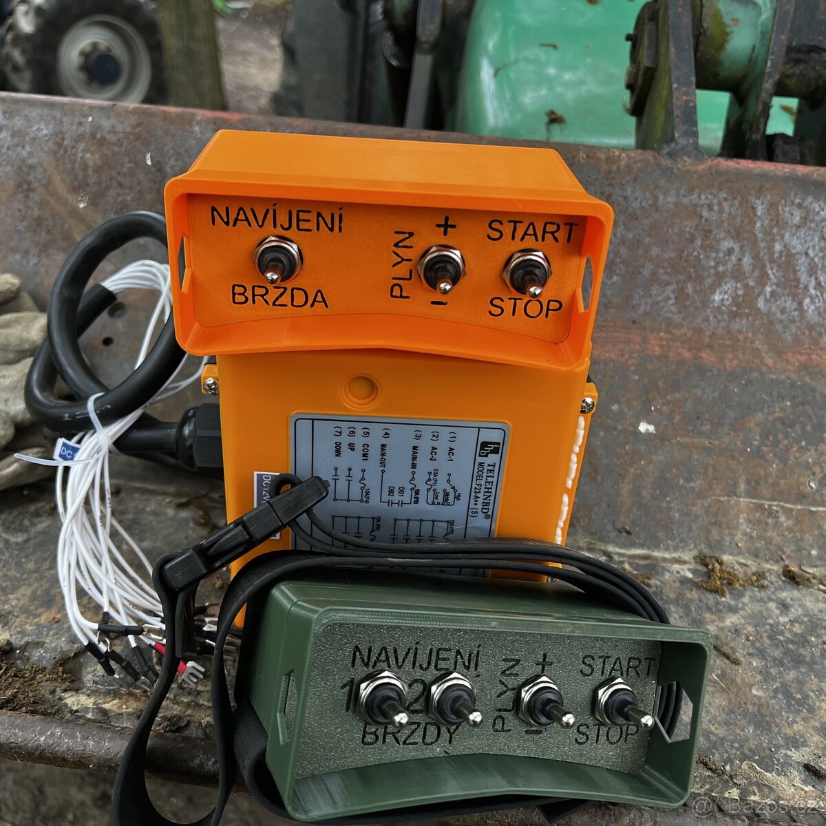 Dálkové ovládání navijáku pro lesní traktor - 11