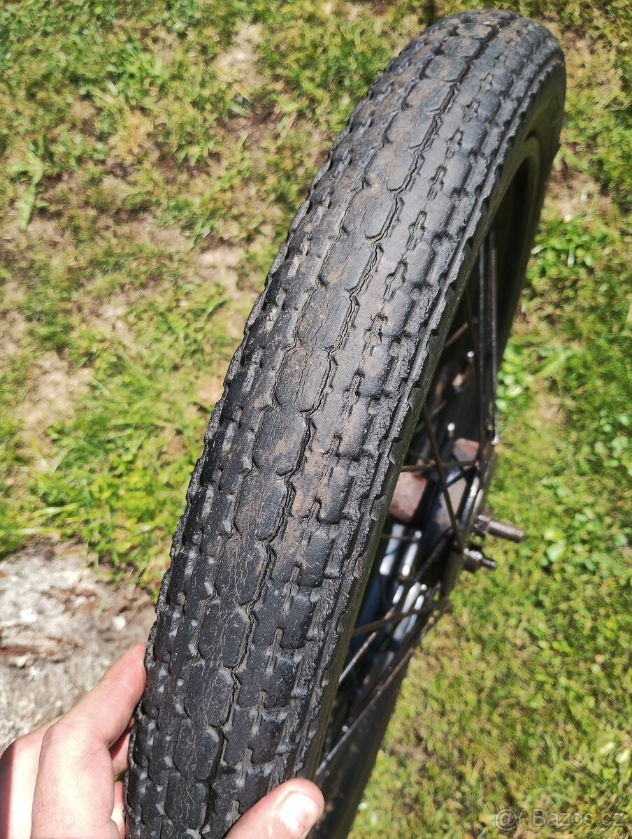 Prodám originální patinové kolo ČZ 98 ccm + brzda - 11