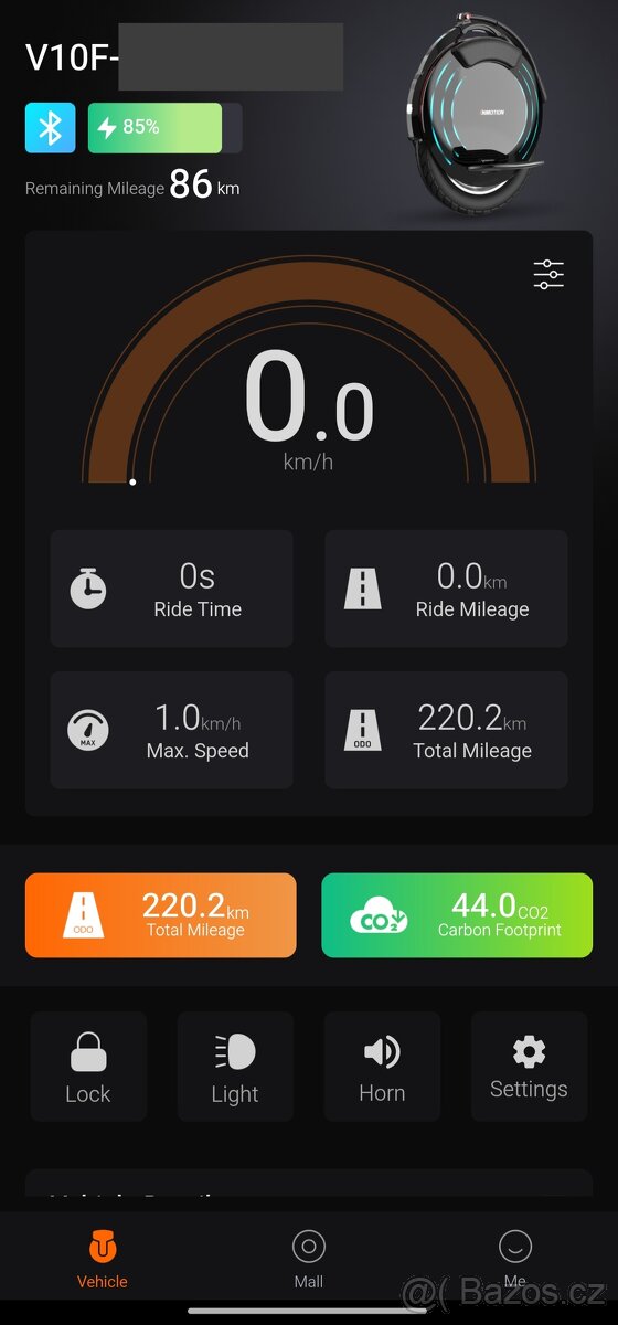 InMotion V10F Elektricka Jednokolka EUC - 11