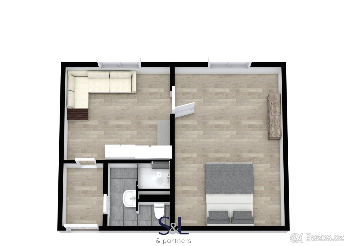 Prodej bytu 1+1 po kompletní rekonstrukci – ul. Boženy Němco - 11