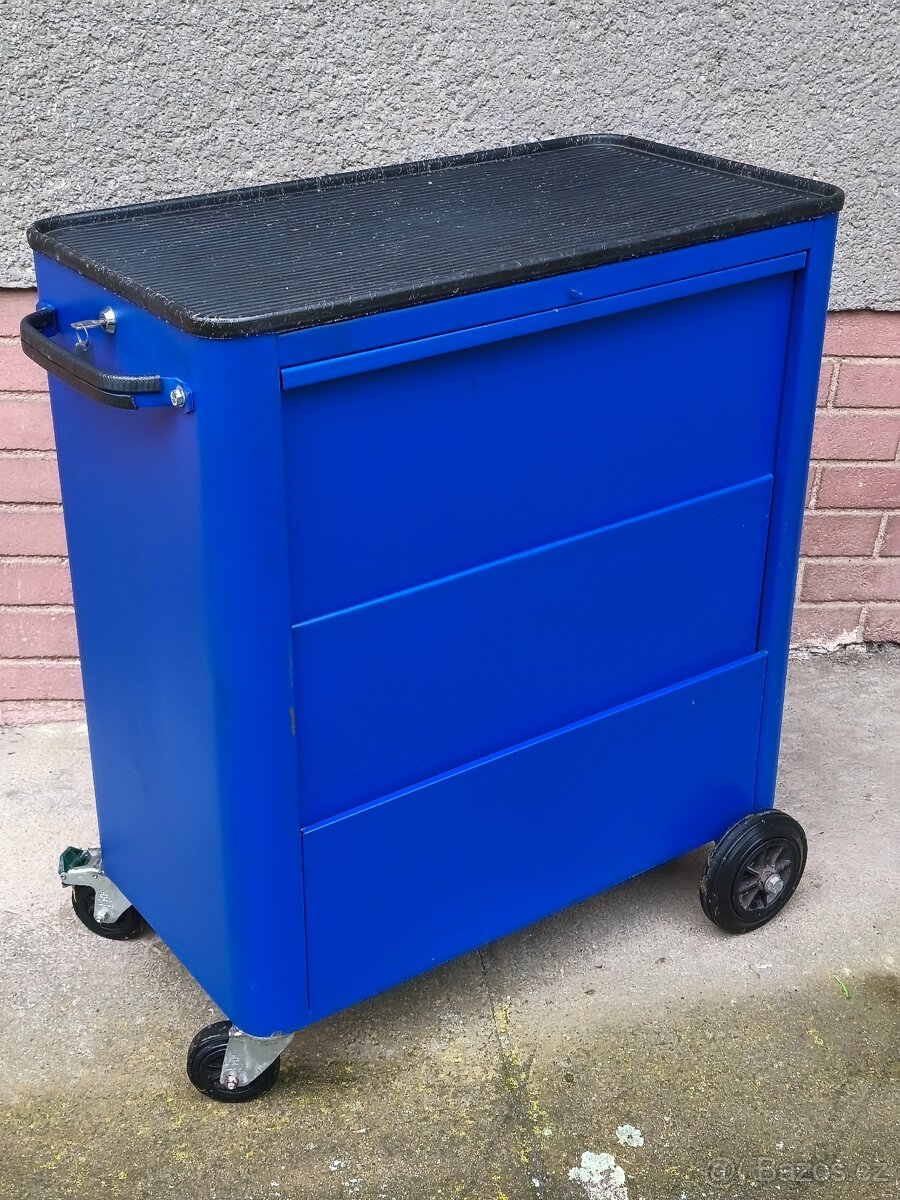 Prodám NEPOUŽÍVANÝ robustní PROFI dílenský vozík na nářadí.. - 11