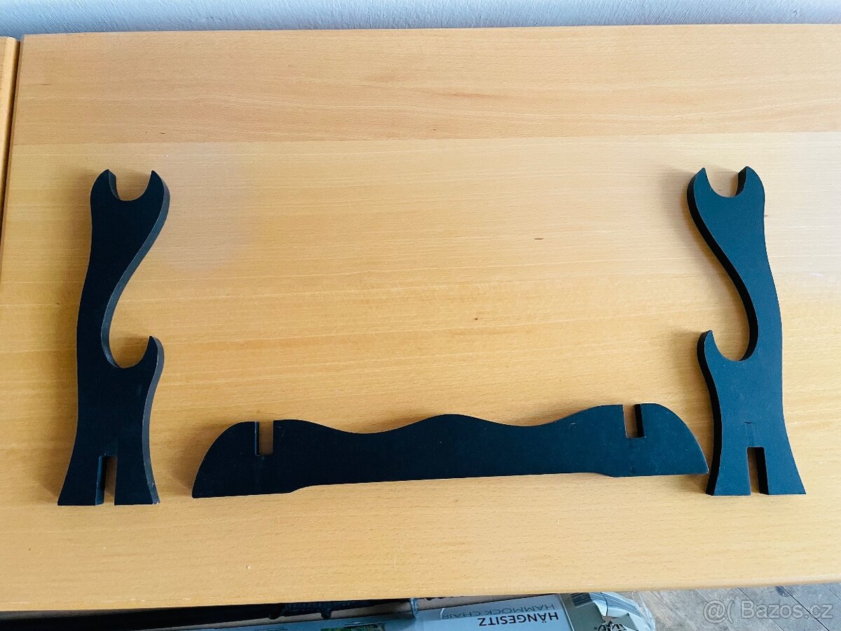 Samurajsky meč dekorace maketa 2kusy se stojanem - 11