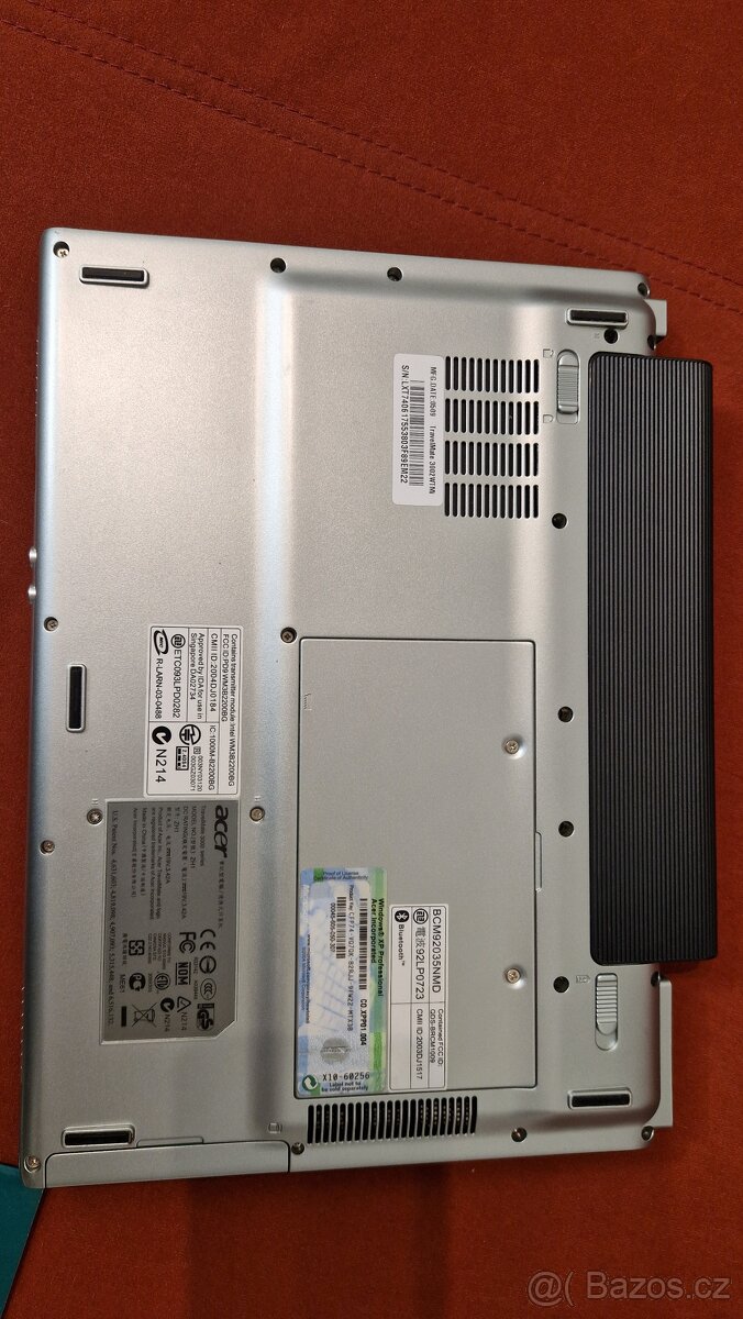 Historický notebook Acer TravelMate 3002 - 11