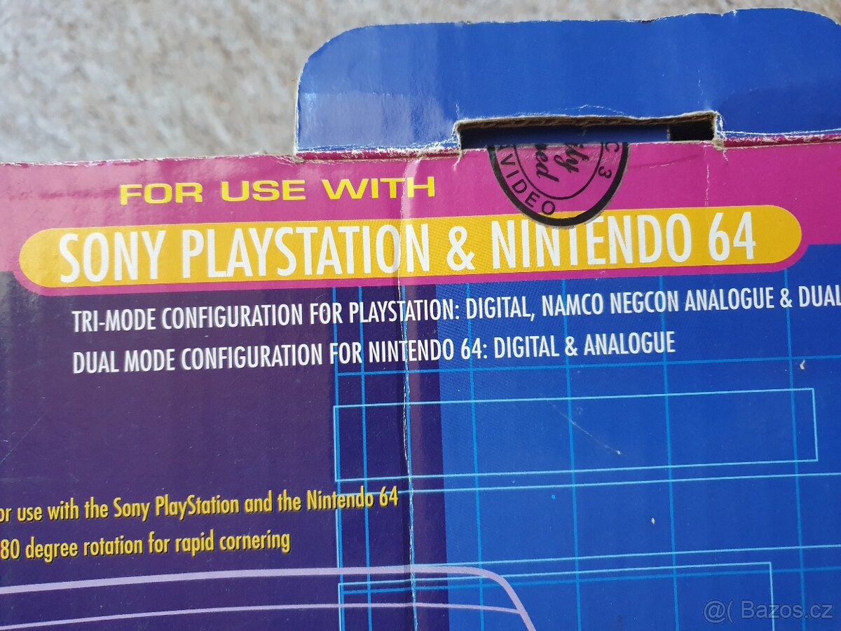Prodám herní volant s pedály na PS1 /PS2/, Nintendo - 11