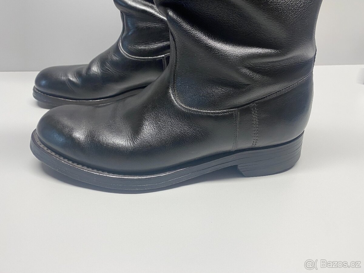 boty vojenské holinky rajtky stará uniforma československo - 11