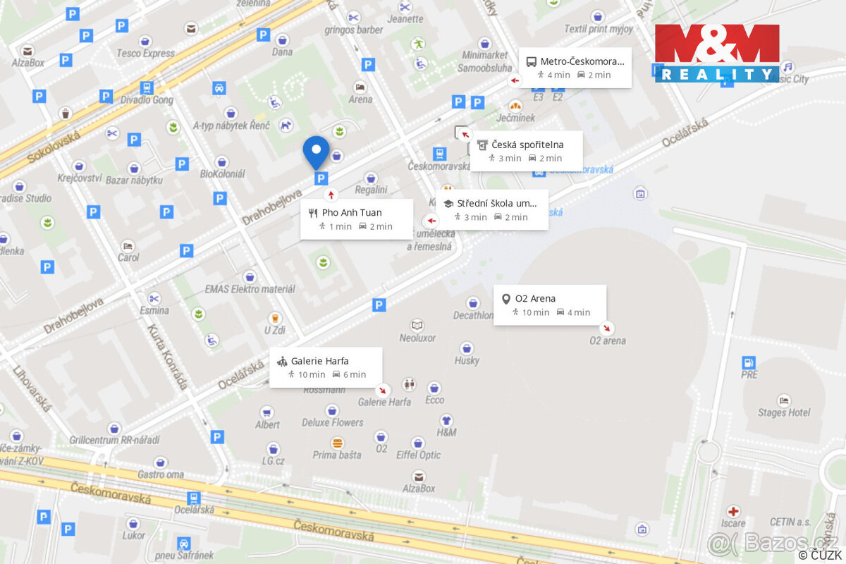 Prodej bytu 2+1, 78 m², Praha, ul. Drahobejlova - 11