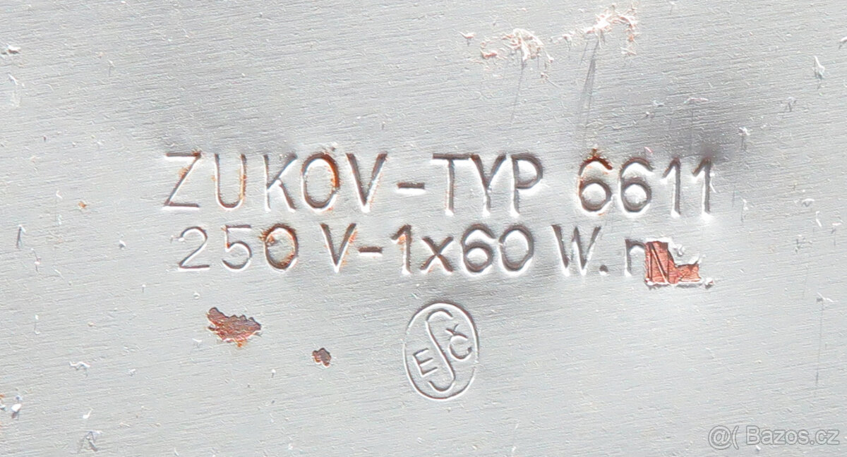 Retro podlahová stojací lampa ZUKOV Československo brusel vi - 11