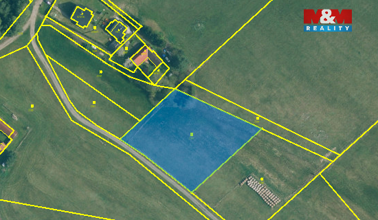 Prodej pozemku k bydlení, 3900 m², Rapšach - 11