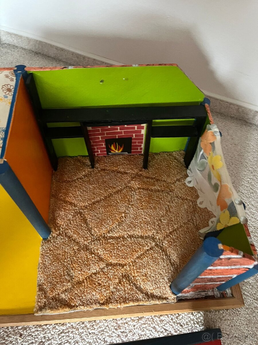 Dětský domeček pro panenky 70x50cm - 11