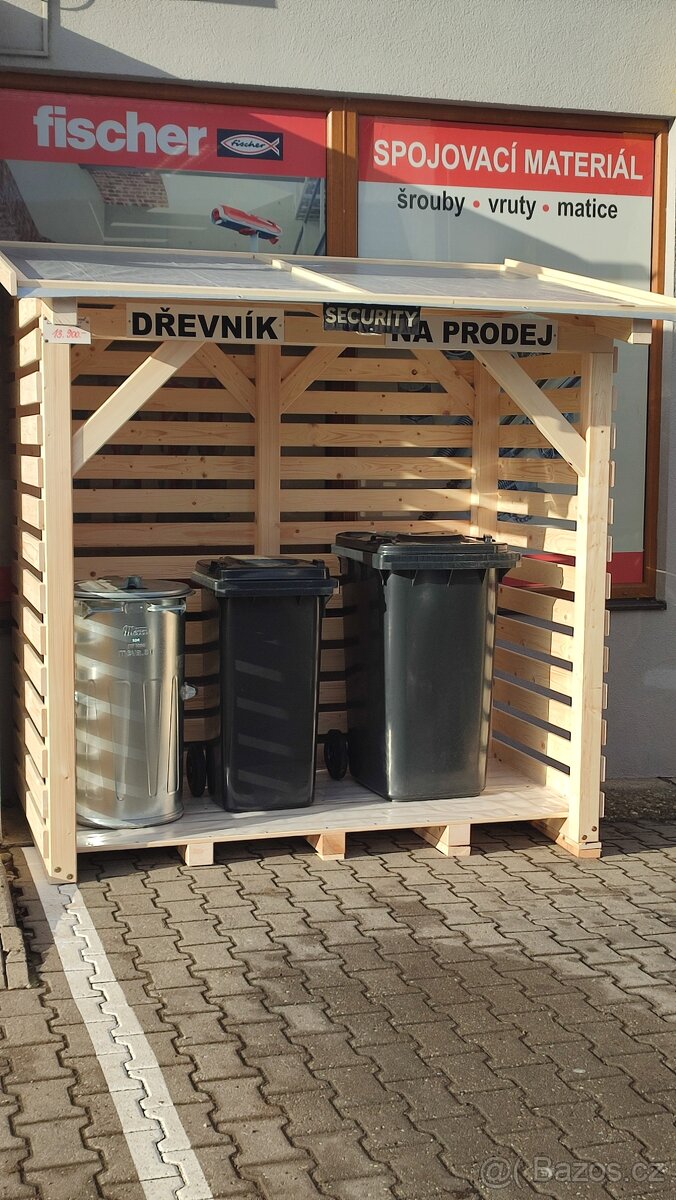 Dřevník nový na cca 4m3 naštípaného dřeva - 11