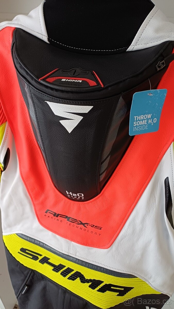 Kožená 1 - dílná kombinéza Shima Apex RS - 11