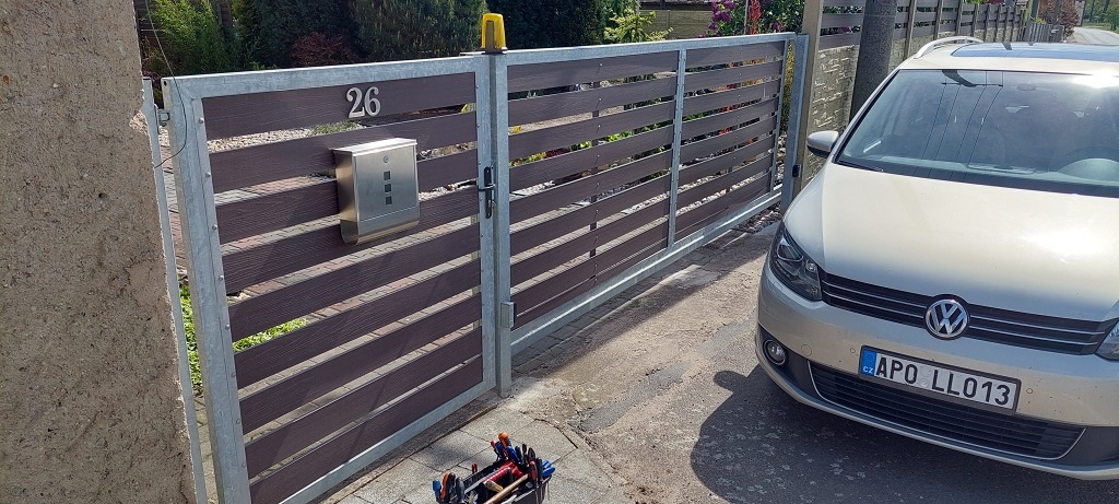 Samonosná brána komplet C60 ECO průjezd až 5m výška až 1,5m - 11