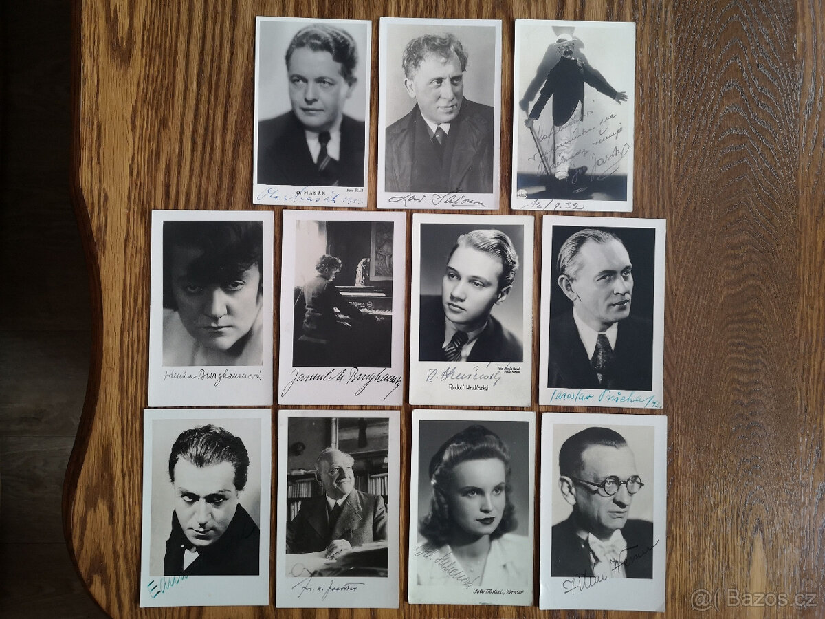 Fotografie herců a významných osobností - sbírka - 11