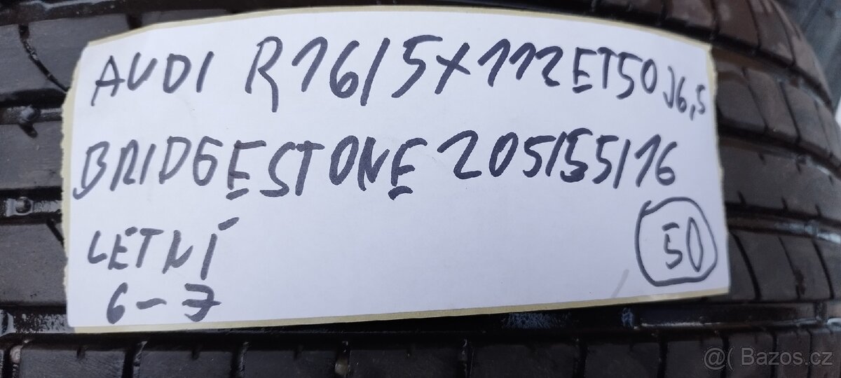 ALU Kola Audi R16 5x112 ET50J6.5
- 11