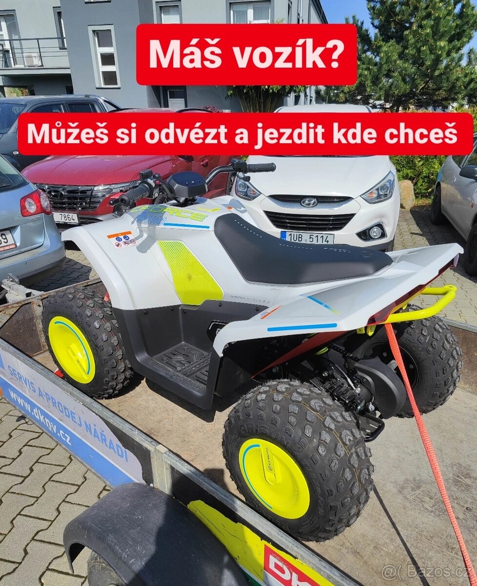 Elektrická čtyřkolka a motorka - 11