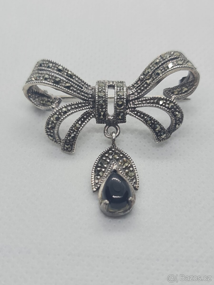 starožitná brož Art Deco - 11