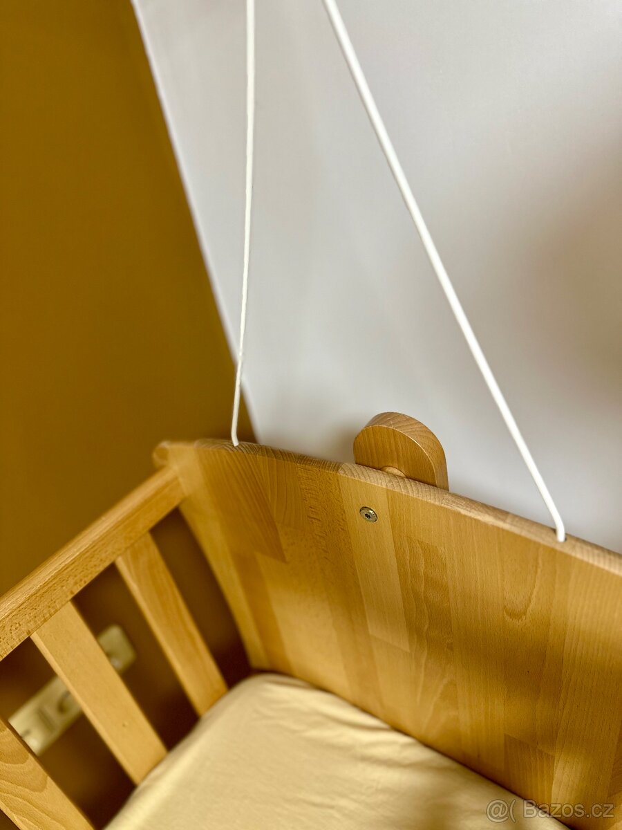 Dětská kolébka z masivu - 11
