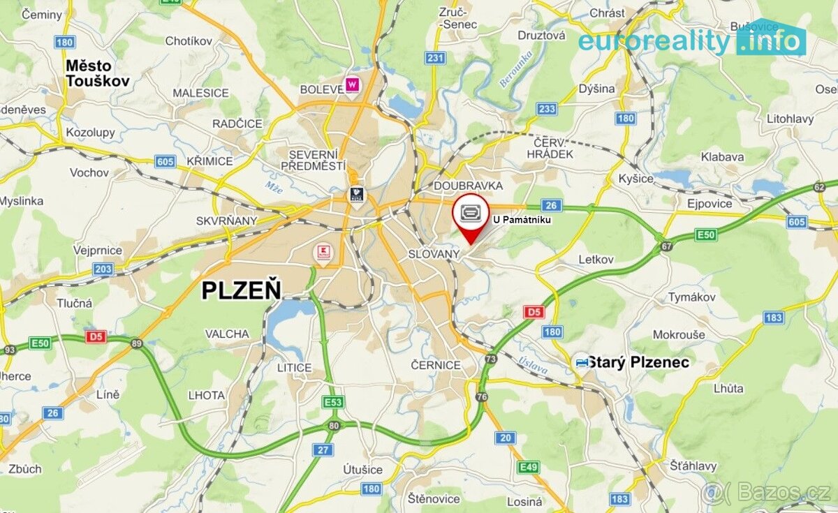 Prodej, stavební pozemek pro 1-2 domy, 1 335 m2, Plzeň - Bož - 11