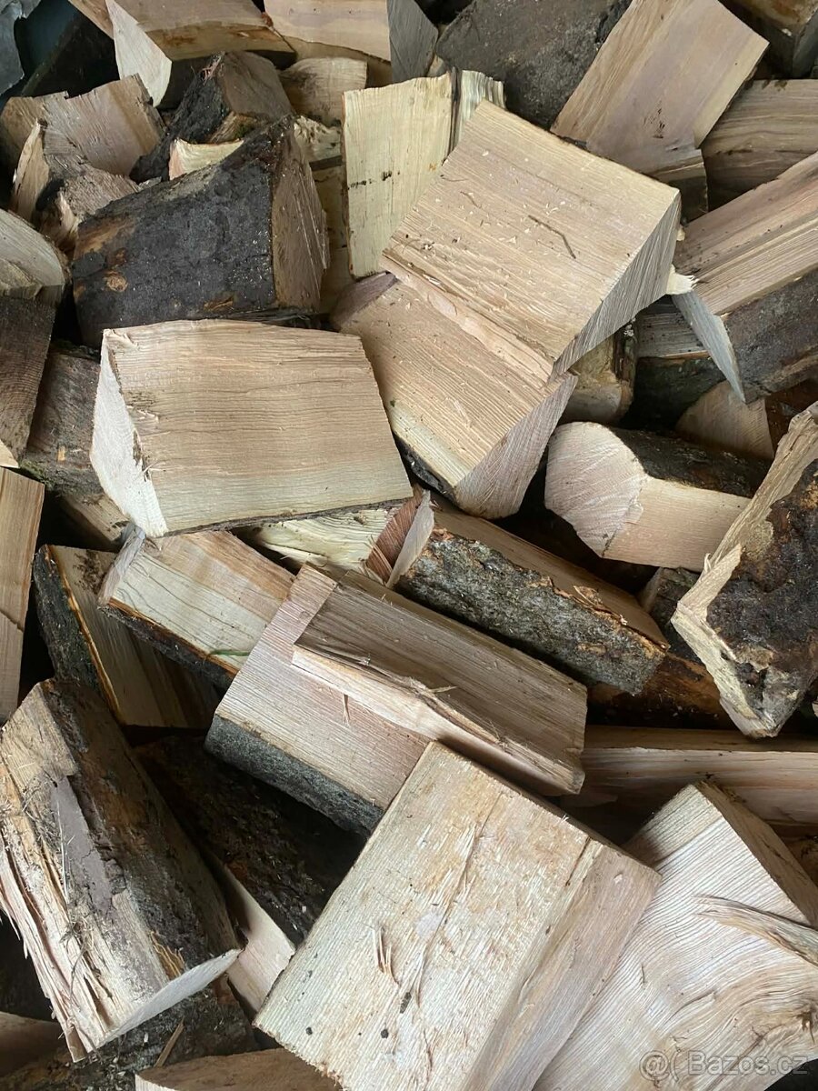 Palivové dřevo tvrdé měkké mix i špalky mix SUCHÝ AKCE - 11