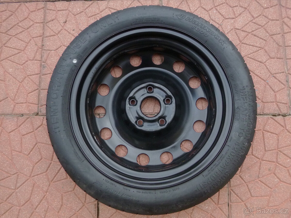 Rezerva dojezdovka originál VW 5x112 3,5Jx16 ET25,5 - 11