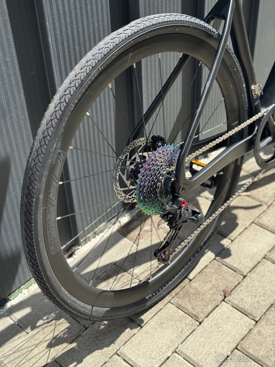 Gravel karbonové kolo 1x12 - NOVÉ + DÁREK - 11