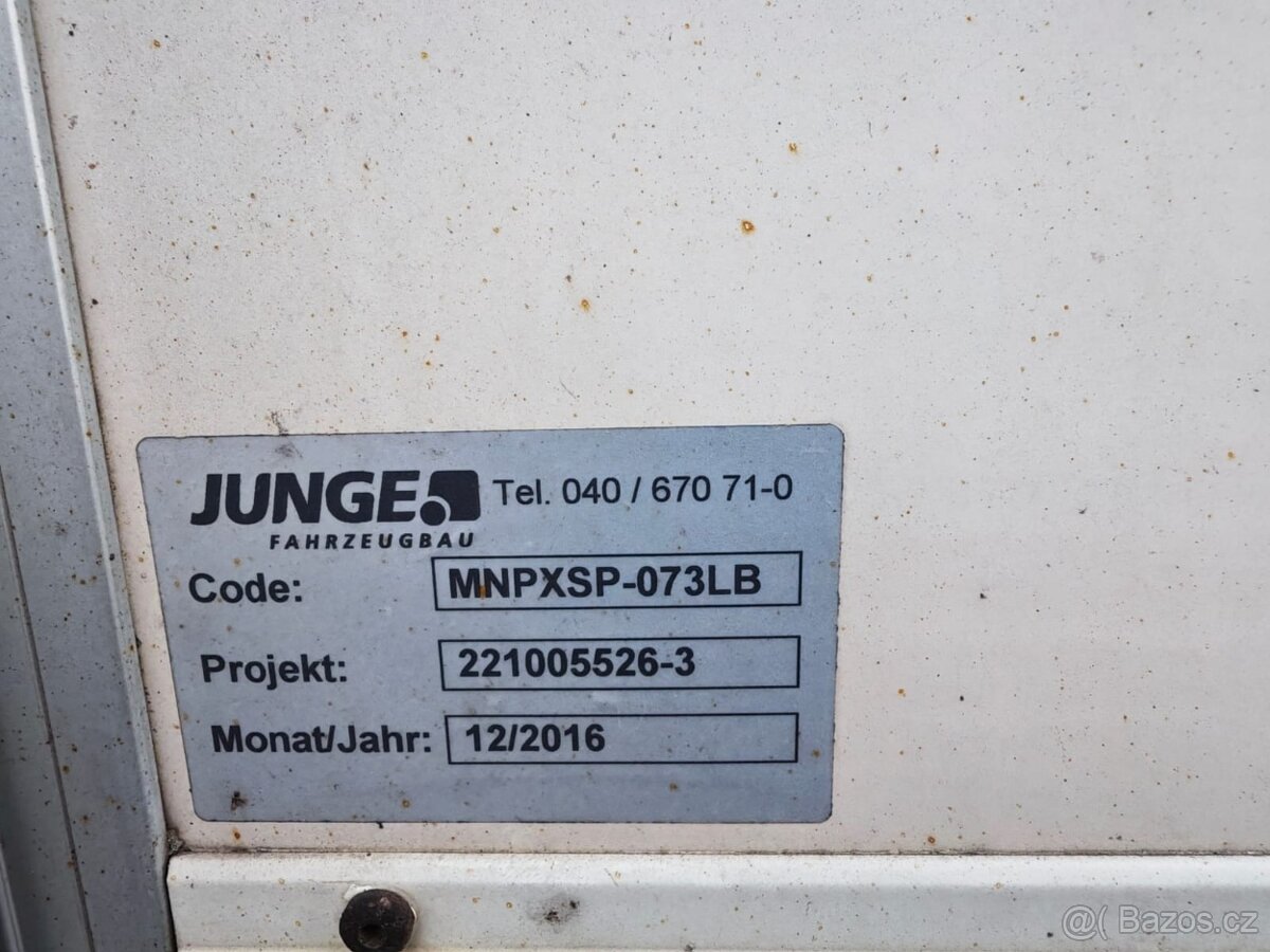 Valníková nástava 2x shrnovačka - 18 palet - 11