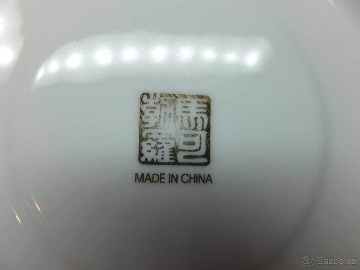 Krásný šálek s podšálkem, Čínský porcelán značený. - 11