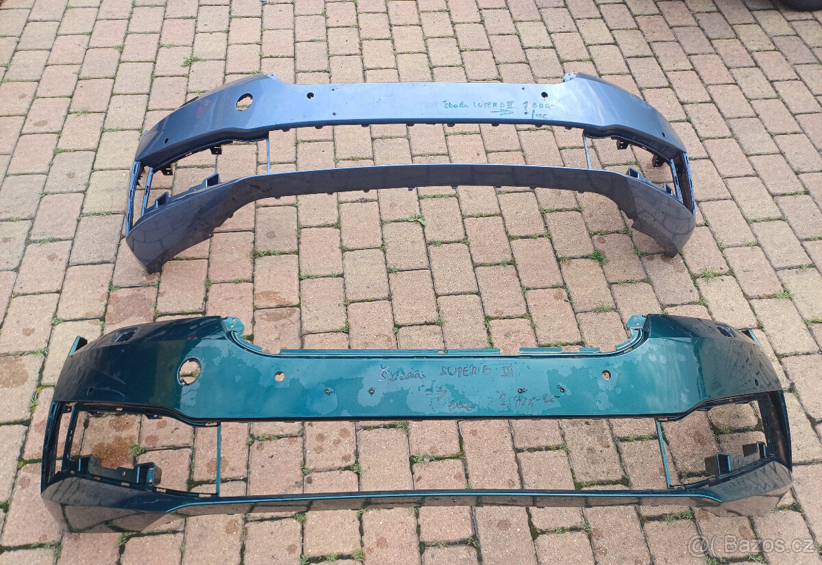 Přední nárazník Škoda SUPERB 3 3V0807221F - 11