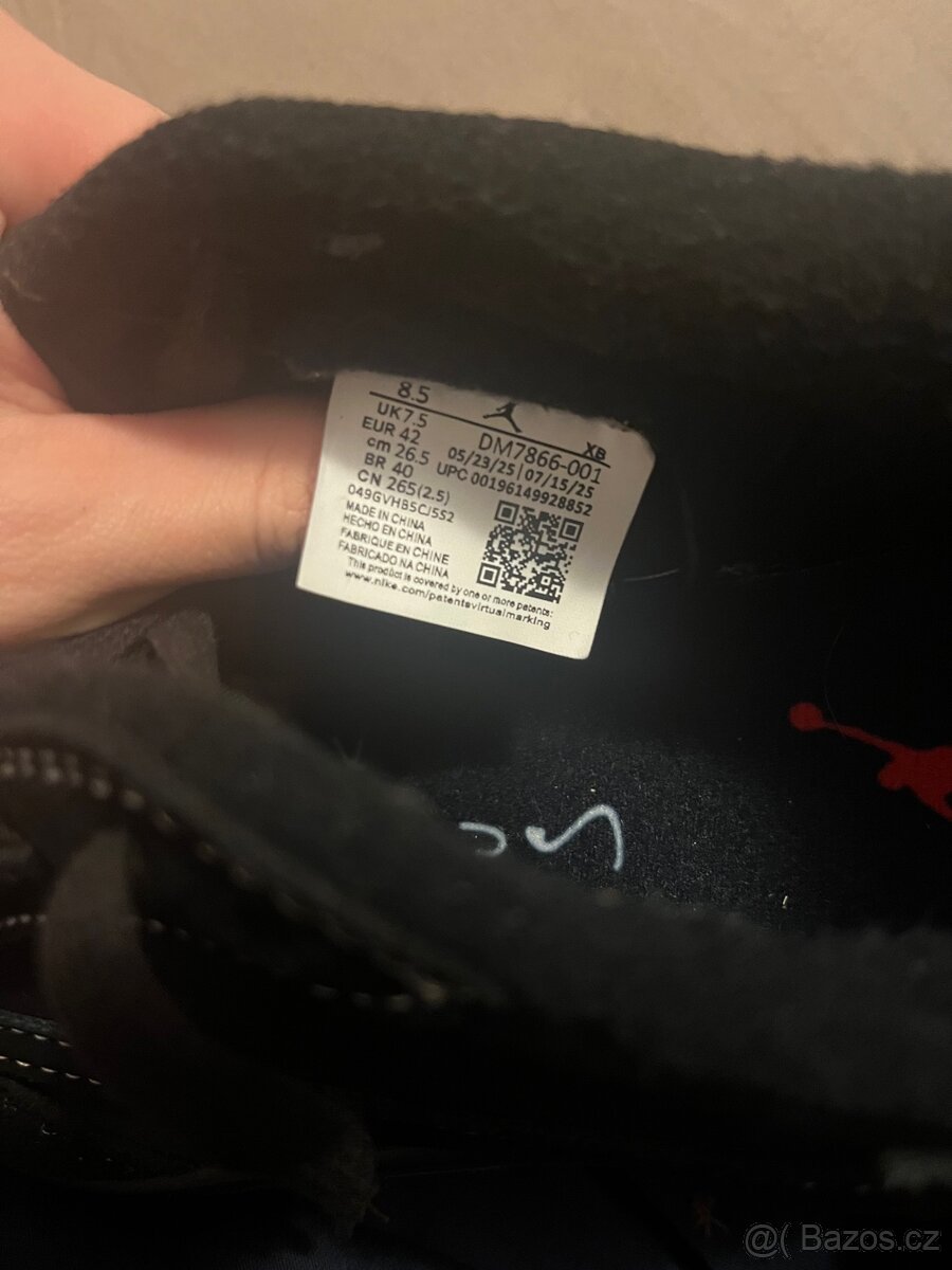 Travis Scott Air Force 1 Black Phantom 1:1 nové s krabicí - 11