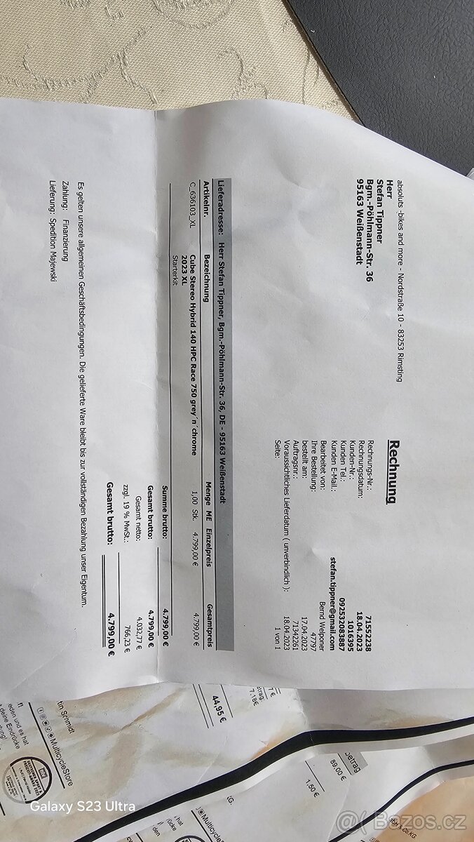 Cube Stereo Hybrid 140 HPC Race 750WH 2023 Ram XL - 11