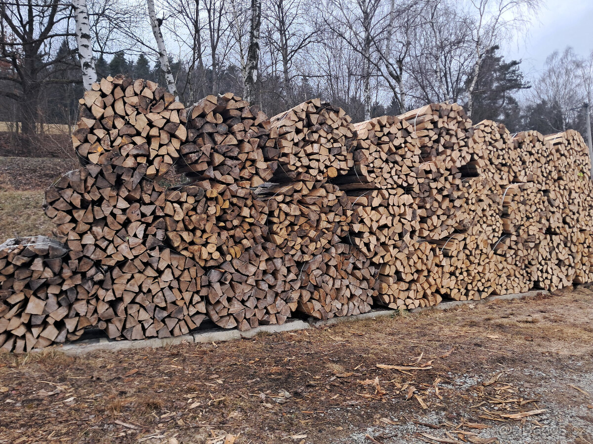 Palivové dřevo smrk suchý, buk- suchý , bříza - 11