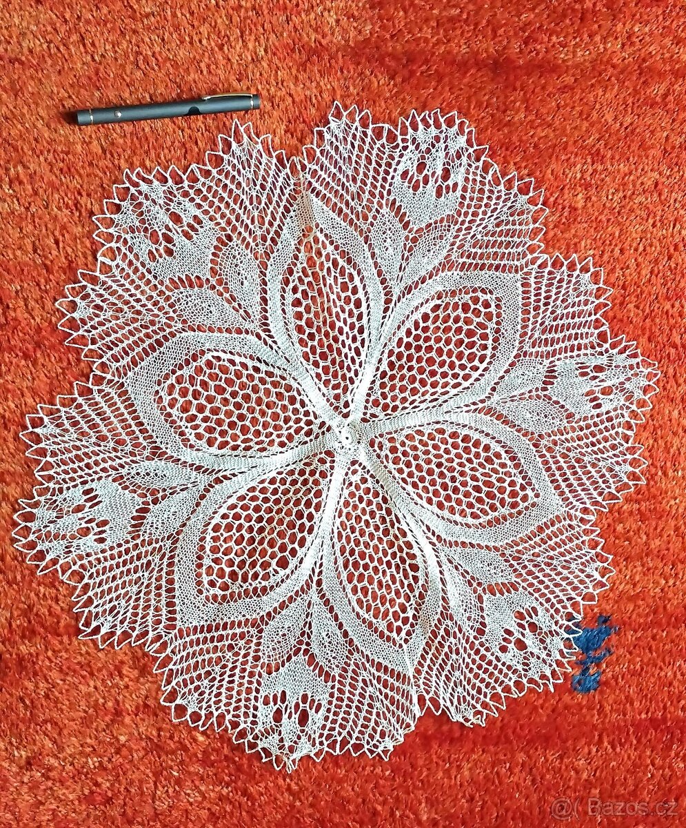 Retro dečky krajkové - háčkované či paličkované - 11