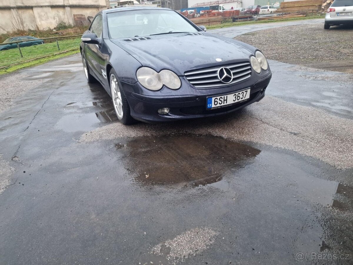 Mercedes SL 500 cabrio, coupe, r230, model 03, 1A stav, naje - 11