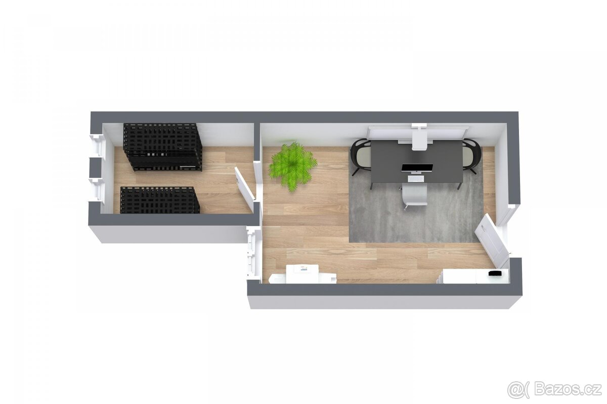 Pronájem kanceláře na skvělém místě v blízkosti centra, ul. - 11