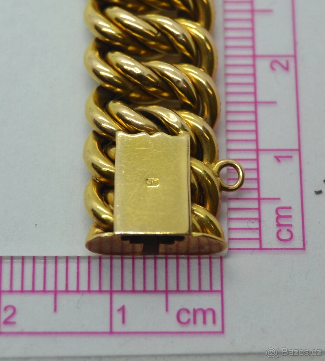 Zlatý náramek s mincí - 11