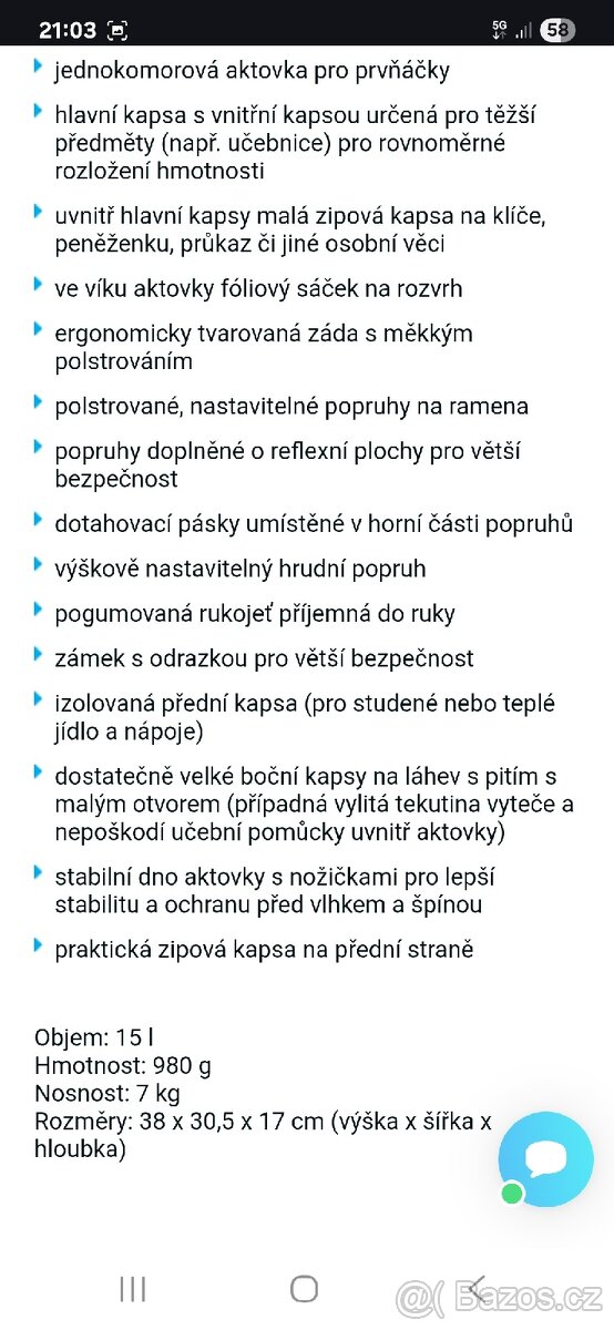 Školní batoh Hama Dino - 11