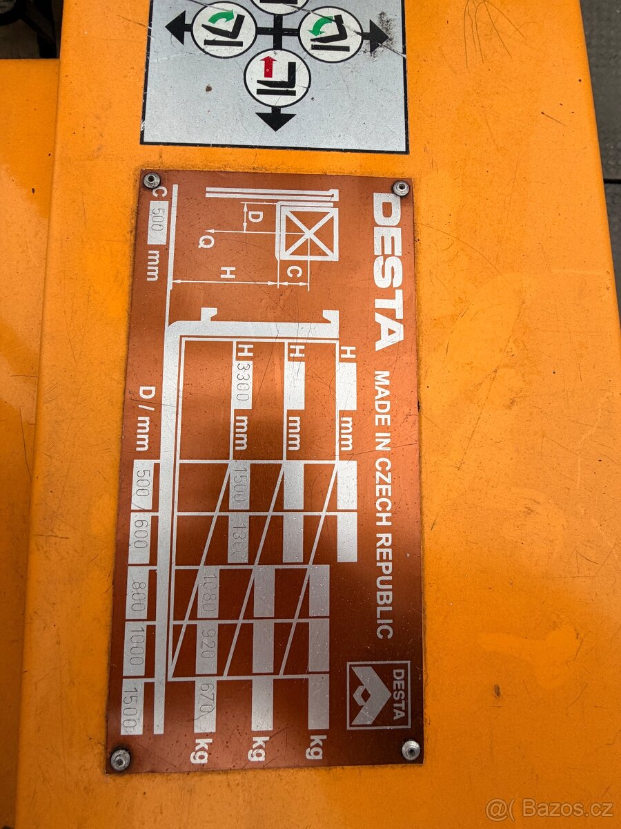 Elektrický vozík DESTA 3E15 za 65.000kČ - 11