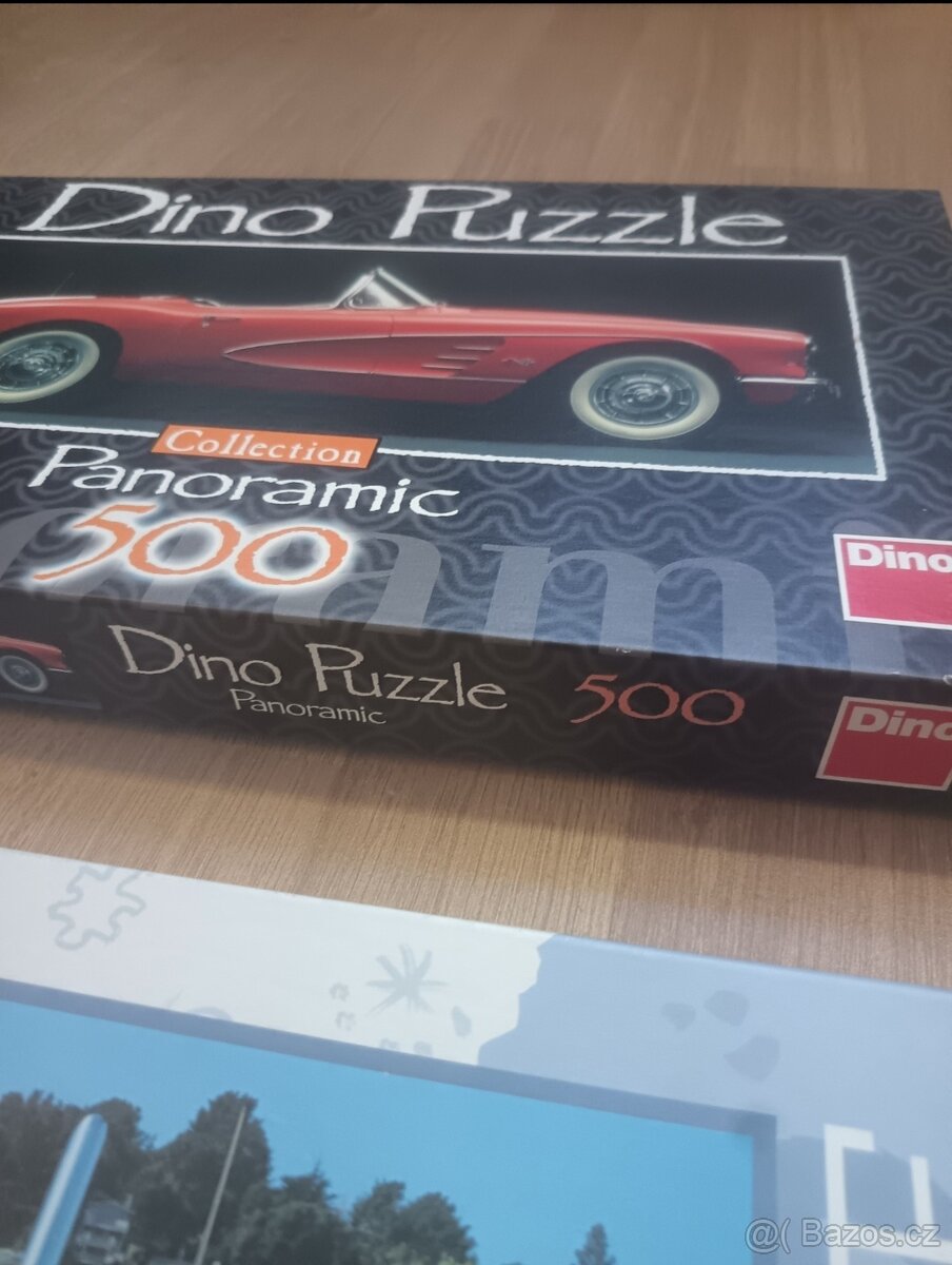 Puzzle Dino 500 dílků + dětské puzzle dinosaurů 30 dílků - 11