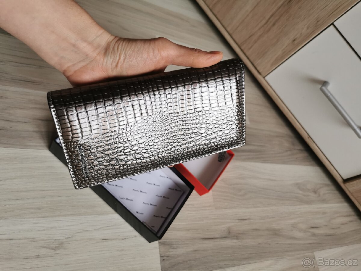 Kožená peněženka Angela Moretti - 11