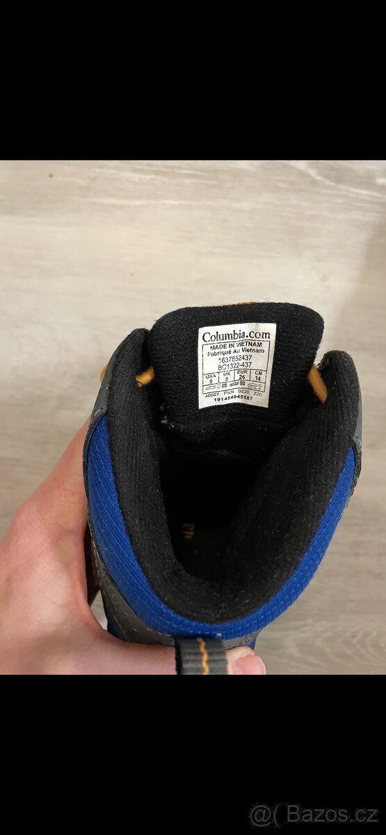 Dětské zimní voděodolné boty / sněhuly Columbia - 11