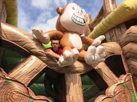 Nafukovací atrakce Opičí dráha - 11