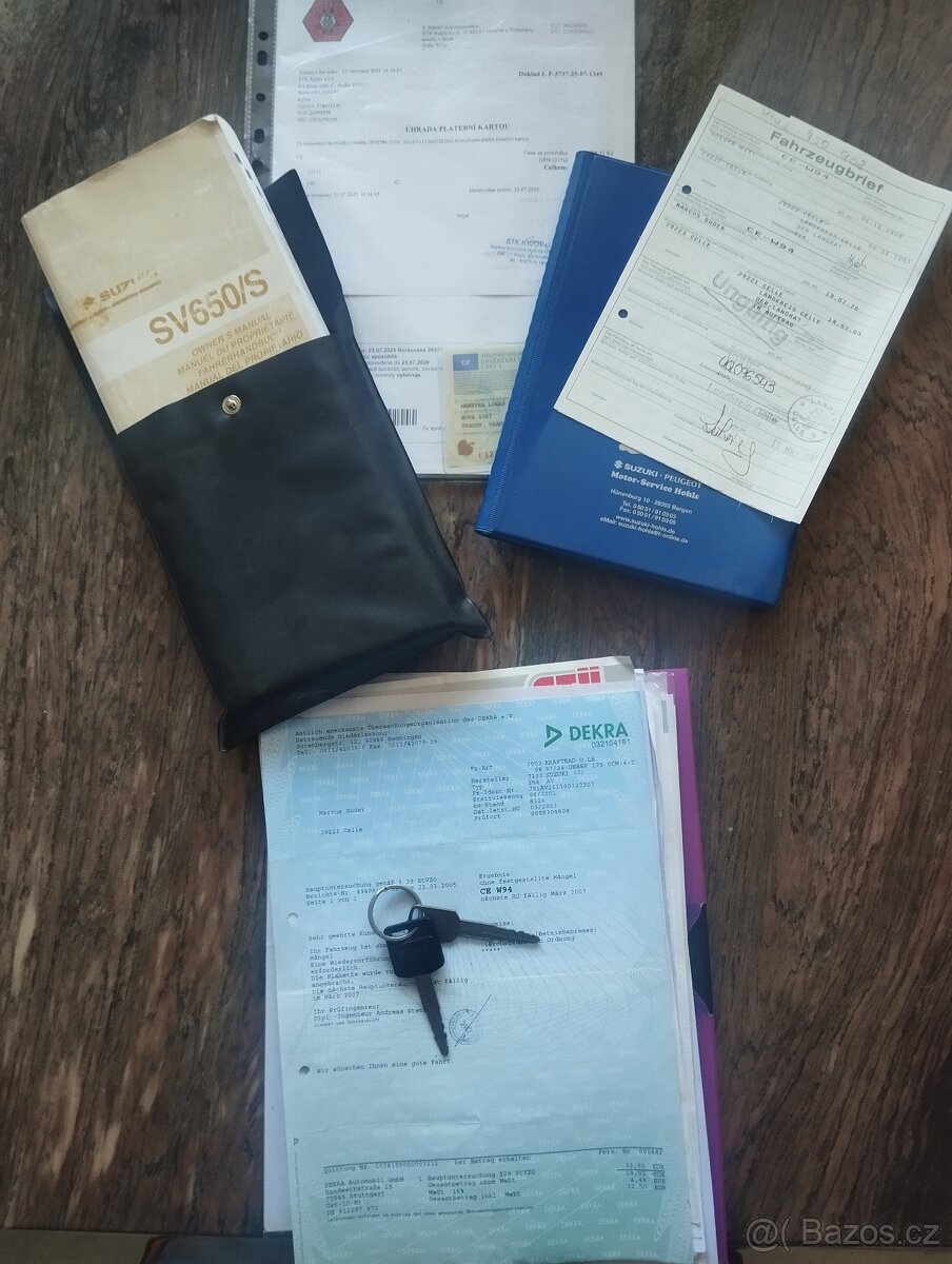 Prodám Suzuki SV 650S 2001 - 11